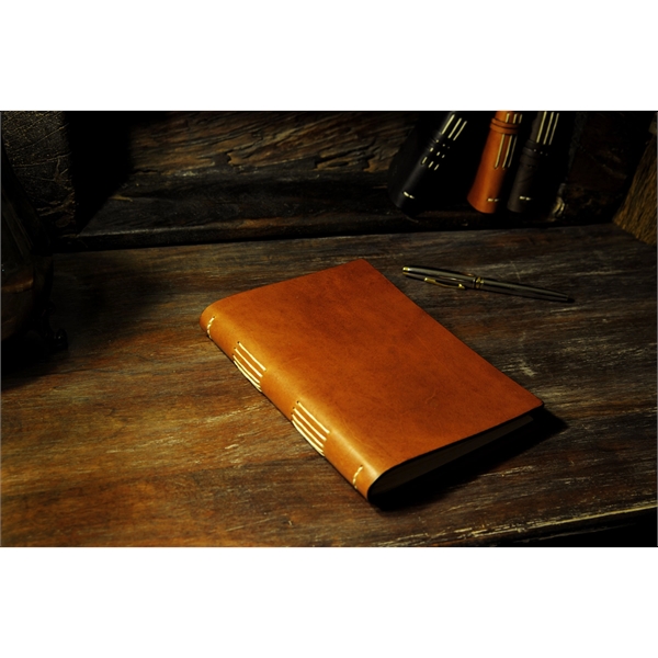 Italian Leather Hand-Stitched Large Journal - Terra - Italian Leather Hand-Stitched Large Journal - Terra - Image 0 of 2