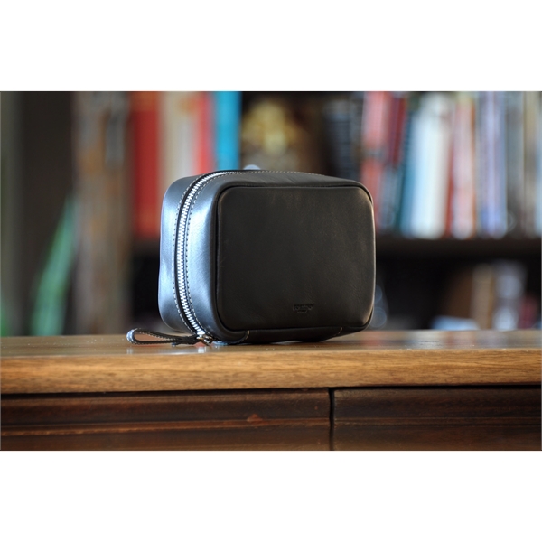 Handmade Calf Leather Carryall Tech Kit 2 - Onyx - Handmade Calf Leather Carryall Tech Kit 2 - Onyx - Image 0 of 4