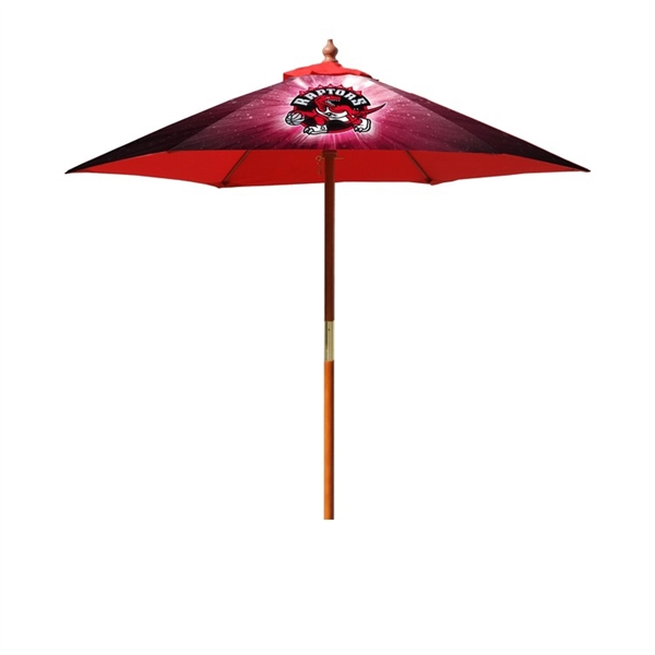 7 ft Rd FR Umbrella, 6 Ribs, Dye-Sublimation, Round Shape - 7 ft Rd FR Umbrella, 6 Ribs, Dye-Sublimation, Round Shape - Image 0 of 0