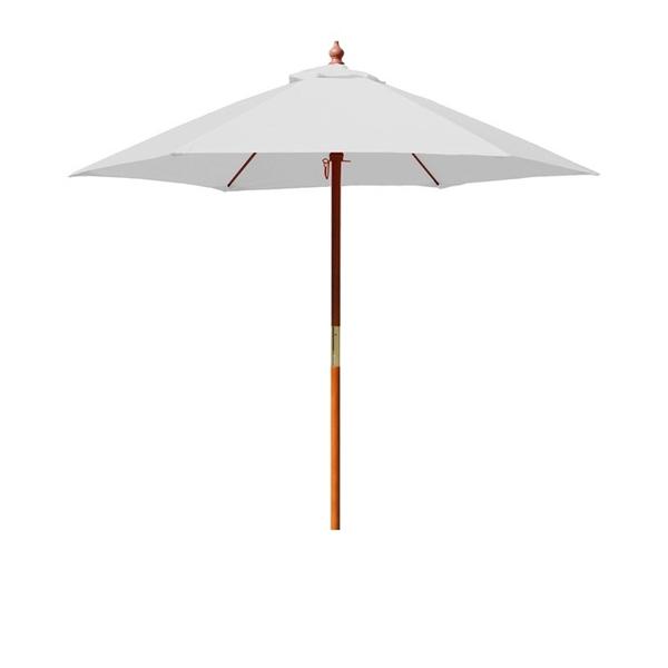 7 ft Rd FR Custom Printed Umbrella, 6 Ribs, Blank - 7 ft Rd FR Custom Printed Umbrella, 6 Ribs, Blank - Image 0 of 3