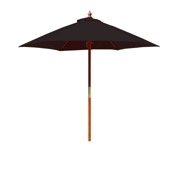 7 ft Rd FR Custom Printed Umbrella, 6 Ribs, Blank - 7 ft Rd FR Custom Printed Umbrella, 6 Ribs, Blank - Image 3 of 3