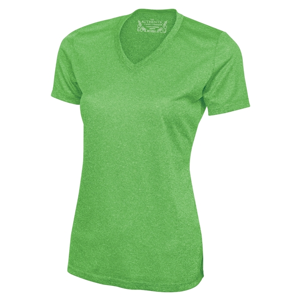 ATC™ Pro Team Heather ProFormance V-Neck Ladies' Tee - ATC™ Pro Team Heather ProFormance V-Neck Ladies' Tee - Image 8 of 9