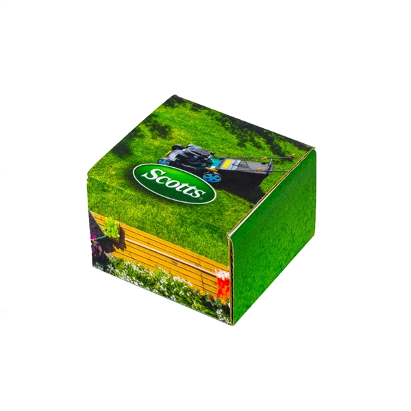 4" x 4" x 3" E-Flute Tuck Box Double Side