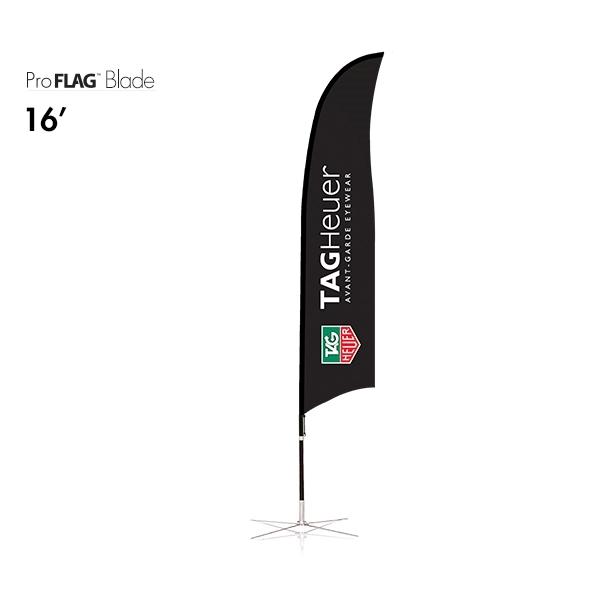 Blade Sport Flag with Deluxe Ground Stake - Blade Sport Flag with Deluxe Ground Stake - Image 1 of 4