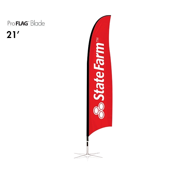 Blade Sport Flag with Deluxe Ground Stake - Blade Sport Flag with Deluxe Ground Stake - Image 2 of 4