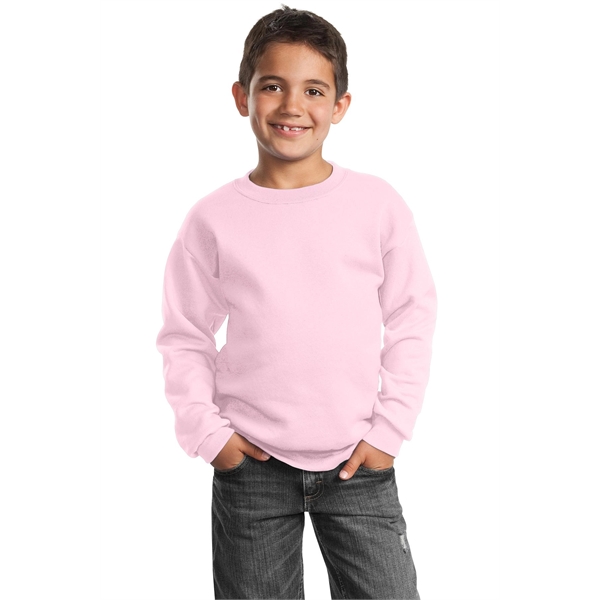 Port & Company - Youth Core Fleece Crewneck Sweatshirt. - Port & Company - Youth Core Fleece Crewneck Sweatshirt. - Image 1 of 109