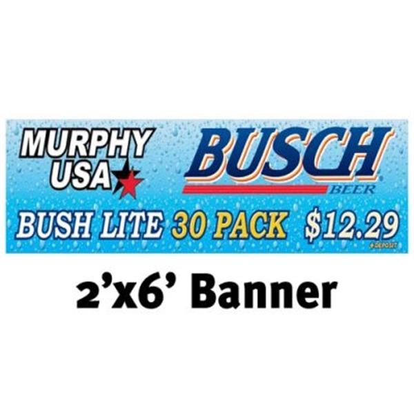 Full Color Banner 2'x6' - Vinyl - Full Color Banner 2'x6' - Vinyl - Image 0 of 0