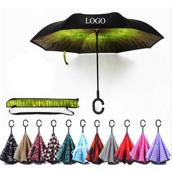 Reverse/Inverted Waterproof Umbrella