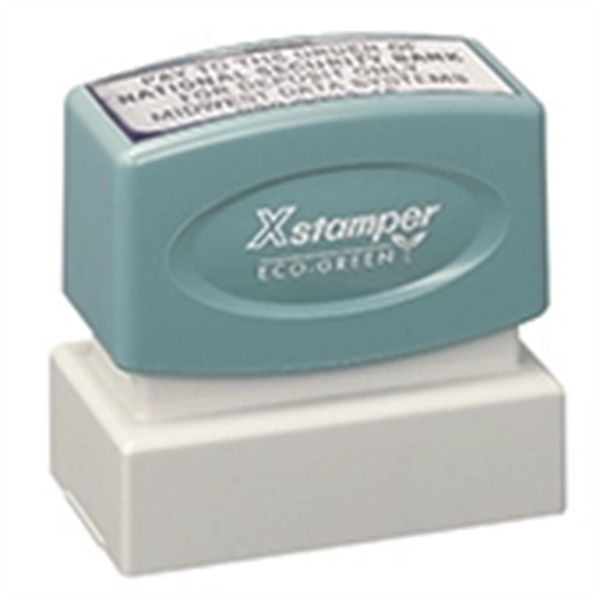 Xstamper Pre-Inked Endorsement Stamp - Xstamper Pre-Inked Endorsement Stamp - Image 2 of 2