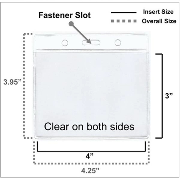 Horizontal Basic Badge Holder - Horizontal Basic Badge Holder - Image 0 of 0