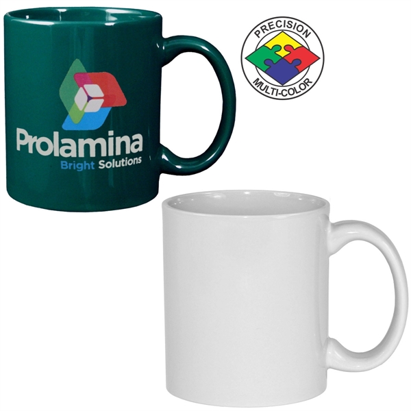 11oz C-Handle Stoneware Mug, spot color - 11oz C-Handle Stoneware Mug, spot color - Image 1 of 24