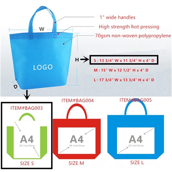 Customize Non-Woven Tote Bag - Customize Non-Woven Tote Bag - Image 2 of 16