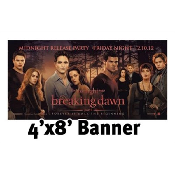 Mesh Vinyl Banner - 4'x8' - Mesh Vinyl Banner - 4'x8' - Image 0 of 0