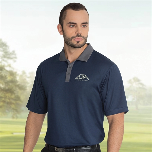 Men's Performance Two-Tone Polos - Men's Performance Two-Tone Polos - Image 7 of 17