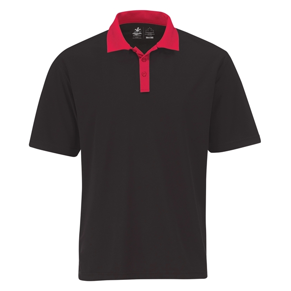 Men's Performance Two-Tone Polos - Men's Performance Two-Tone Polos - Image 3 of 17