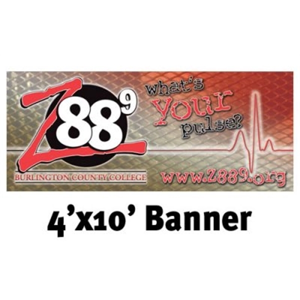 Mesh Vinyl Banner - 4'x10' - Mesh Vinyl Banner - 4'x10' - Image 0 of 0