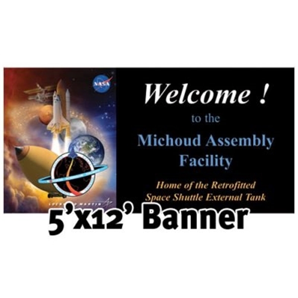 Mesh Vinyl Banner - 5'x12' - Mesh Vinyl Banner - 5'x12' - Image 0 of 0