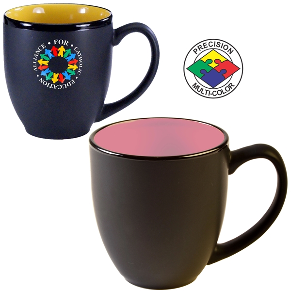 14.5oz Two-Tone Satin Hilo Bistro Mug - 14.5oz Two-Tone Satin Hilo Bistro Mug - Image 2 of 12