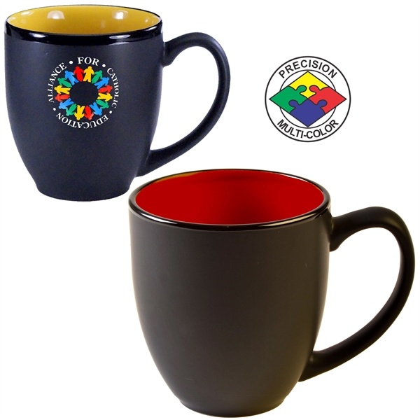 14.5oz Two-Tone Satin Hilo Bistro Mug - 14.5oz Two-Tone Satin Hilo Bistro Mug - Image 1 of 12