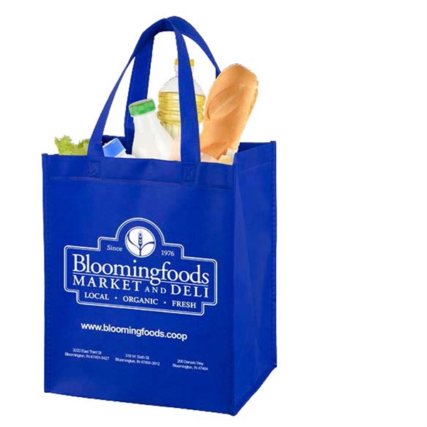 10" x 12" x 8" - FULL VIEW Junior Large Grocery Tote Bag