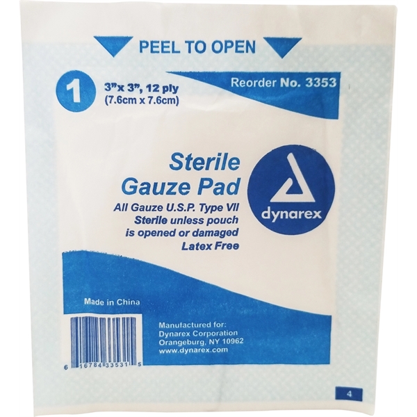 Gauze Pads - 3" x 3" Sterile - Gauze Pads - 3" x 3" Sterile - Image 0 of 0