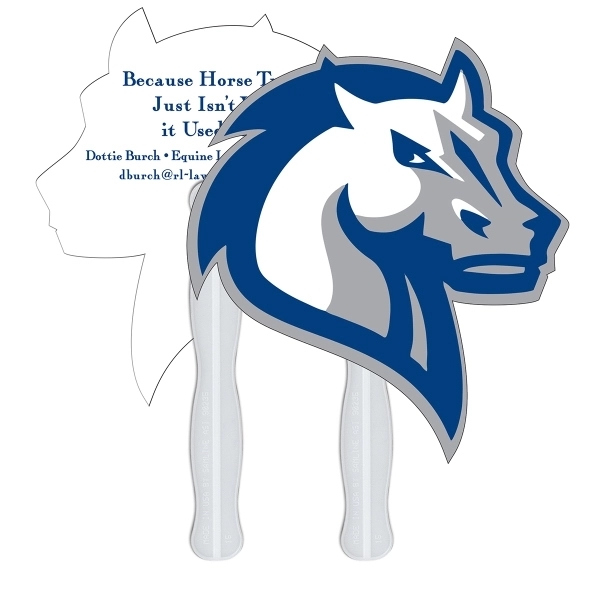 Horse Head Hand Fan Full Color - Horse Head Hand Fan Full Color - Image 2 of 3