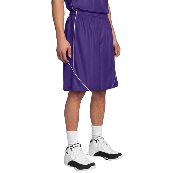 Sport-Tek PosiCharge Mesh Reversible Spliced Short. - Sport-Tek PosiCharge Mesh Reversible Spliced Short. - Image 1 of 31