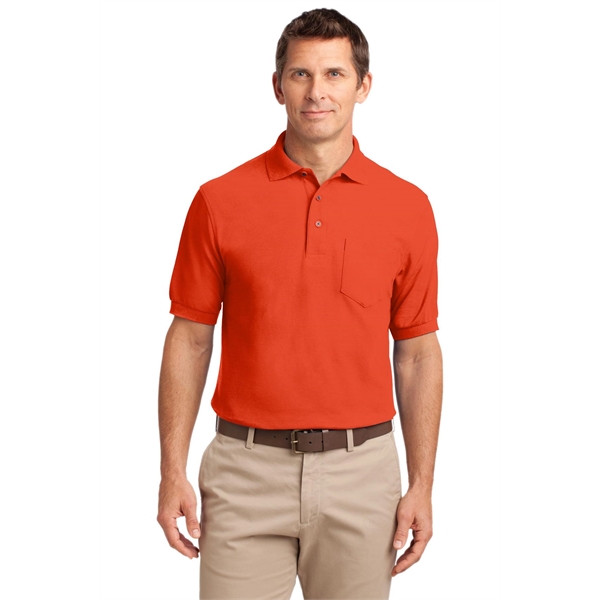 Port Authority Tall Silk Touch Polo with Pocket. - Port Authority Tall Silk Touch Polo with Pocket. - Image 2 of 56