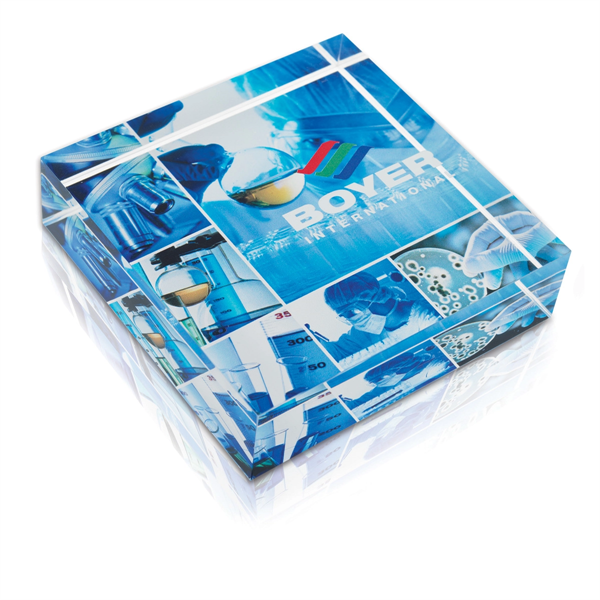 Square Acrylic Paperweight - Square Acrylic Paperweight - Image 1 of 4