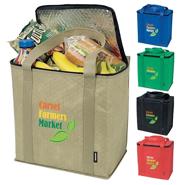 Koozie® Zippered Insulated Grocery Tote - Koozie® Zippered Insulated Grocery Tote - Image 0 of 1