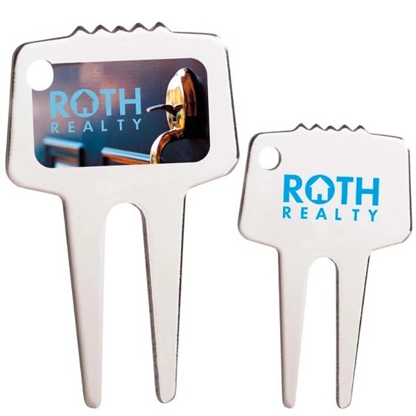 Silver-Tone Divot Repair Tool - Silver-Tone Divot Repair Tool - Image 0 of 2