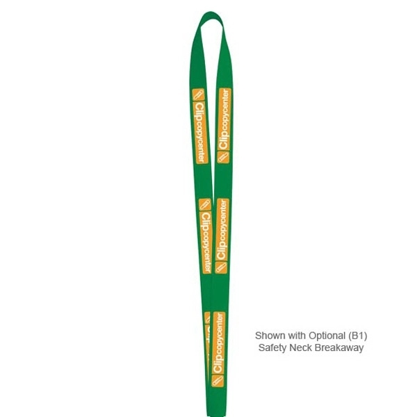 1" Polyester Woven Lanyard - 1" Polyester Woven Lanyard - Image 1 of 2