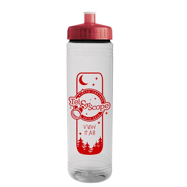 24 oz. Slim Fit Water Bottle with Push-Pull Lid - 24 oz. Slim Fit Water Bottle with Push-Pull Lid - Image 3 of 15