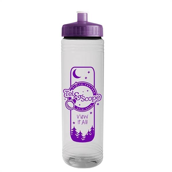 24 oz. Slim Fit Water Bottle with Push-Pull Lid - 24 oz. Slim Fit Water Bottle with Push-Pull Lid - Image 5 of 15