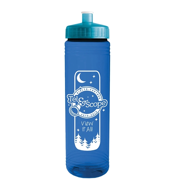 24 oz. Slim Fit Water Bottle with Push-Pull Lid - 24 oz. Slim Fit Water Bottle with Push-Pull Lid - Image 6 of 15