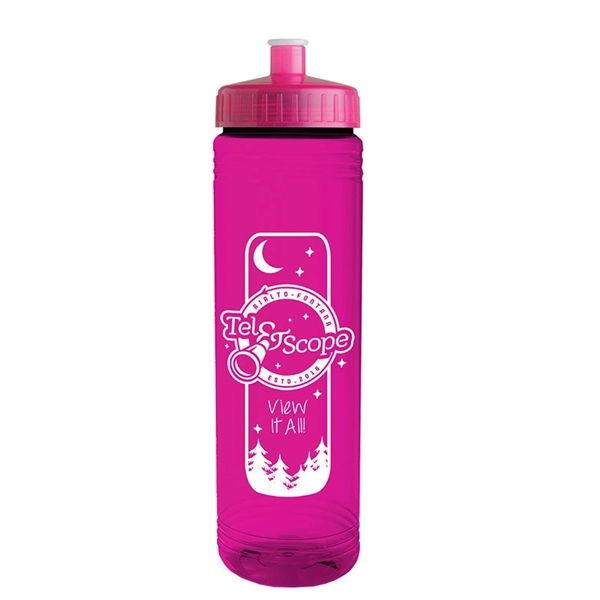 24 oz. Slim Fit Water Bottle with Push-Pull Lid - 24 oz. Slim Fit Water Bottle with Push-Pull Lid - Image 9 of 15