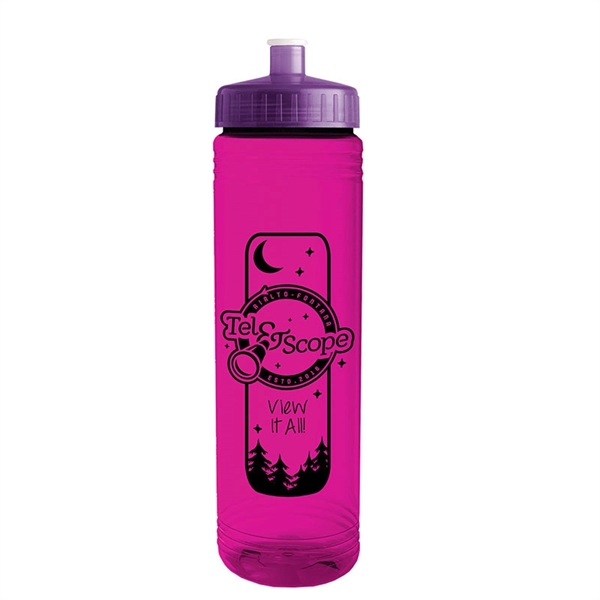24 oz. Slim Fit Water Bottle with Push-Pull Lid - 24 oz. Slim Fit Water Bottle with Push-Pull Lid - Image 10 of 15