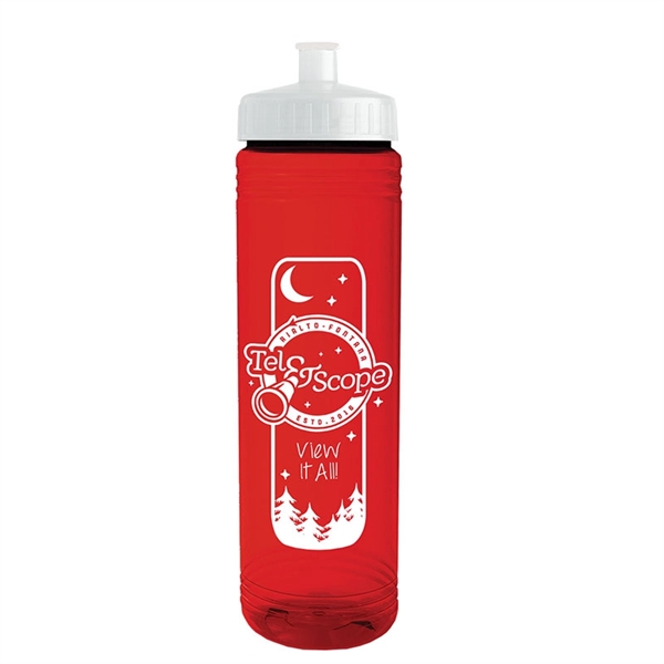 24 oz. Slim Fit Water Bottle with Push-Pull Lid - 24 oz. Slim Fit Water Bottle with Push-Pull Lid - Image 13 of 15