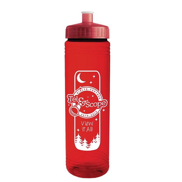 24 oz. Slim Fit Water Bottle with Push-Pull Lid - 24 oz. Slim Fit Water Bottle with Push-Pull Lid - Image 14 of 15