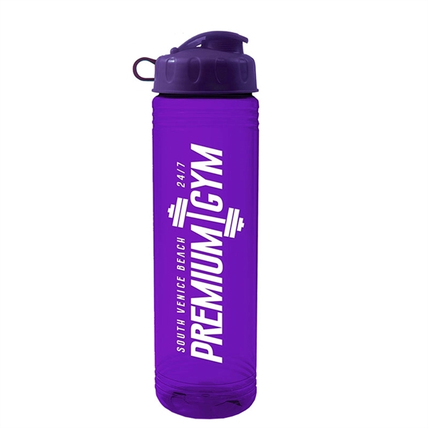 24 oz. Slim Fit Water Bottle with Flip Lid - 24 oz. Slim Fit Water Bottle with Flip Lid - Image 2 of 17