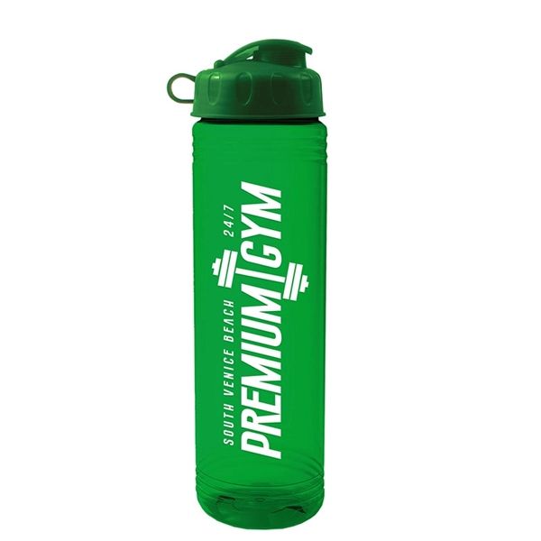 24 oz. Slim Fit Water Bottle with Flip Lid - 24 oz. Slim Fit Water Bottle with Flip Lid - Image 6 of 17