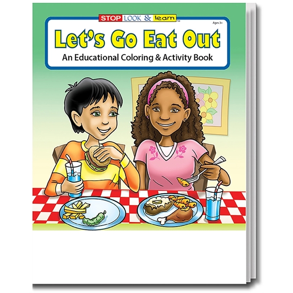 Let's Go Eat Out Coloring Book Fun Pack - Let's Go Eat Out Coloring Book Fun Pack - Image 1 of 3