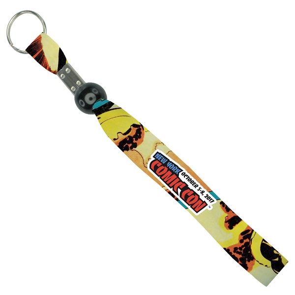 Bracelet Keychain with Adjustable Bead
