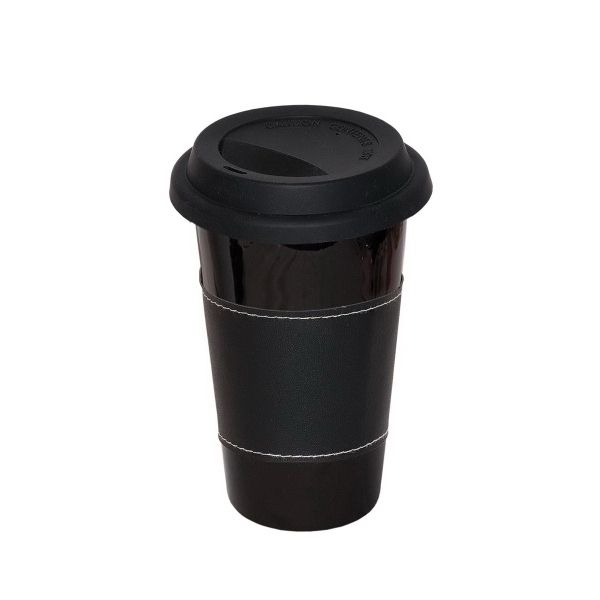 GLOSSY MEDI MUG WITH SLEEVE - GLOSSY MEDI MUG WITH SLEEVE - Image 1 of 3