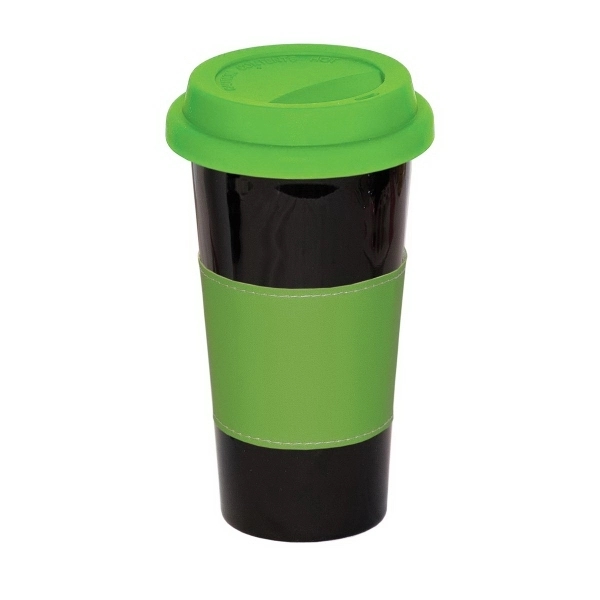 GLOSSY MEDI MUG WITH SLEEVE - GLOSSY MEDI MUG WITH SLEEVE - Image 3 of 3