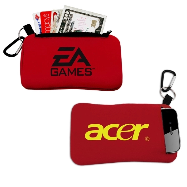 Smartphone Holder with Zippered Pouch - Smartphone Holder with Zippered Pouch - Image 5 of 5