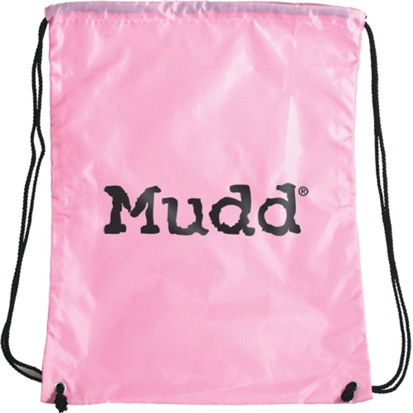 Nylon Drawstring Backpack - Nylon Drawstring Backpack - Image 2 of 6