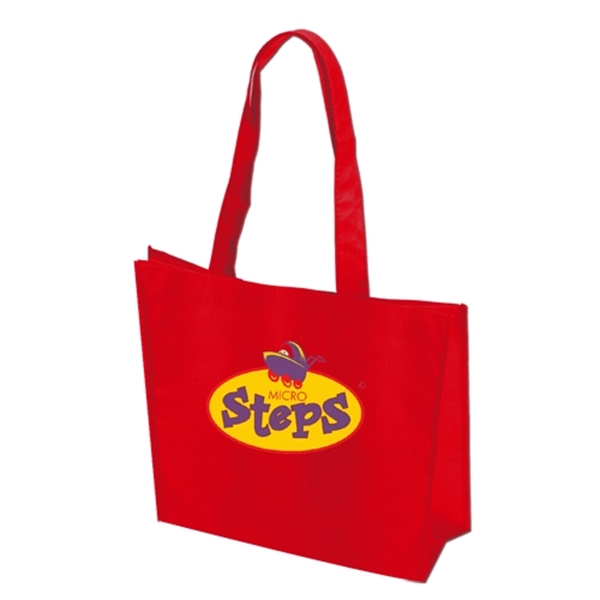 Large Non Woven Tote With 28" Straps- Full Color - Large Non Woven Tote With 28" Straps- Full Color - Image 5 of 5