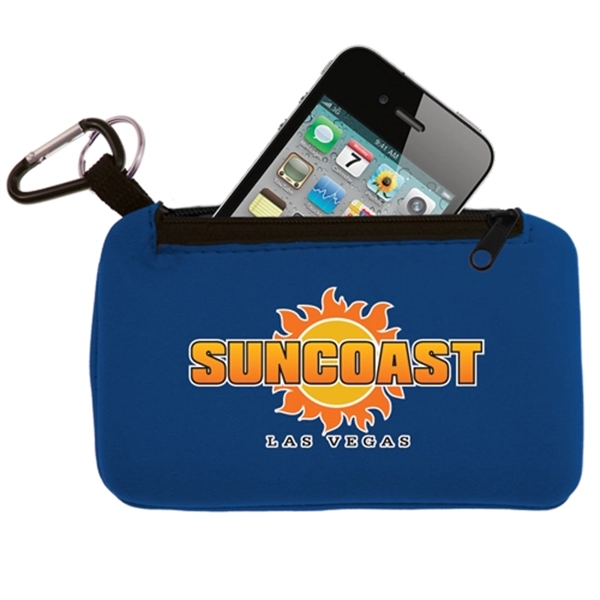 Smartphone holder with Zippered Pouch- Full Color - Smartphone holder with Zippered Pouch- Full Color - Image 2 of 5