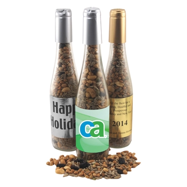 11" Champagne Bottle with Trail Mix - 11" Champagne Bottle with Trail Mix - Image 0 of 0